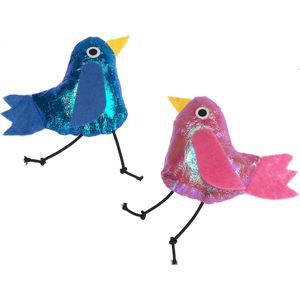 Ebi - Speelgoed Voor Dieren - Kat - Wanna Play Papier Vogel Crinkle 8x6cm - 1st