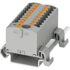 Phoenix Contact PTFIX 6/6X2,5-NS35A BU 3273200 Verdeelblok Aantal polen: 7 0.14 mm² 2.5 mm² Blauw 10 stuk(s)