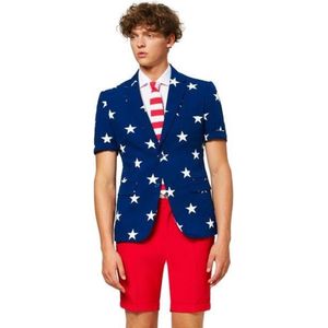 OppoSuits Stars and Stripes - Mannen Zomer Kostuum - Gekleurd - Feest - Maat 52