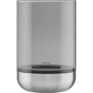 Blomus Calma theelichthouder D15cm H22.5cm inox mat