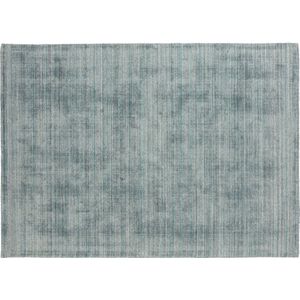 Oviala - Rechthoekig chenille vloerkleed met print, lichtblauw 160 x 230 cm