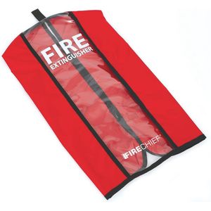 Brandblusserafdekking groot - Rood