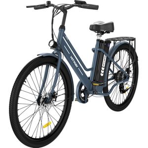 HITWAY Elektrische fiets - E-BIKE - 26 inch - 250 W motor - Tot 35-70 km - Blauw