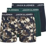 Jack & Jones Heren Boxershorts Trunks JACCAMOFLAGE 3-Pack - Maat S
