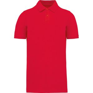 Kariban Piqué-herenpolo Bio180 K2025 - Red - M