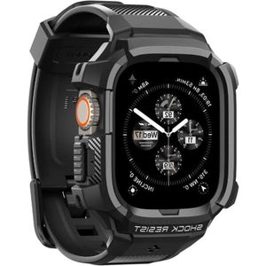 Rugged Armor Pro Hoes met armband compatibel met Watch Ultra 2 (2023) - Ultra (2022) 49 mm - Beschermhoes - Zwart