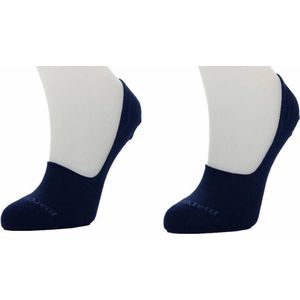 Marcmarcs 2-paar invisible sneaker sokjes - 46 - Blauw