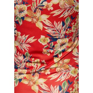 Queen Kerosin - Hawaii Red Mouwloze top - S - Multicolours