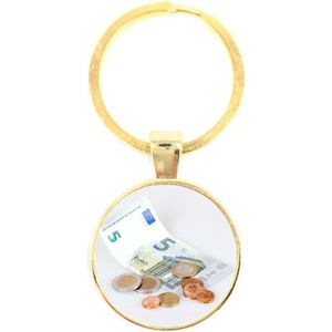 Sleutelhanger Glas - Geld