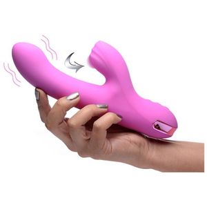 XR Brands - Silicone Pulsating and Vibrating Rabbit