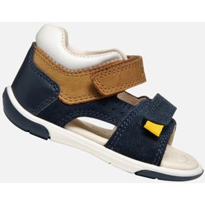 GEOX SANDAL ZAPITO DREUMES Sandalen - MARINEBLAUW/KARAMEL - Maat 24