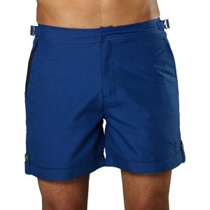 Korte Broek en Zwembroek Heren Sanwin - Blauw Tampa Effen - Maat 38 - XL