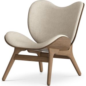 Umage A Conversation Piece houten fauteuil donker eiken - White Sands