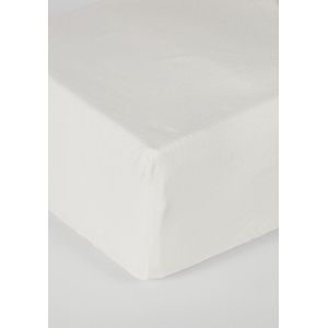 Ambianzz Bedding - Jersey Hoeslaken Matras - Katoen - 140x200 + 35 cm - Crème