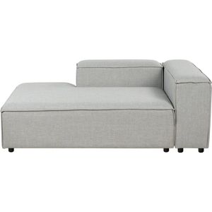 Chaise longue stof lichtgrijs rechtszijdig ARDAL