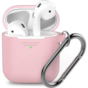 KeyBudz Podskinz Keychain cover voor Airpods oplaadcase - Blush Pink