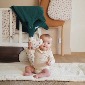 Cocoeko - Speelmat / Babydeken in ECRU dubbel katoen gaas