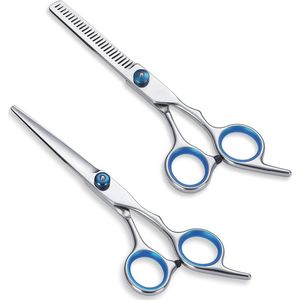 Professionele Haar Knip- en Texturering Scharen Set - 2 Stuks voor Salon en Thuisgebruik