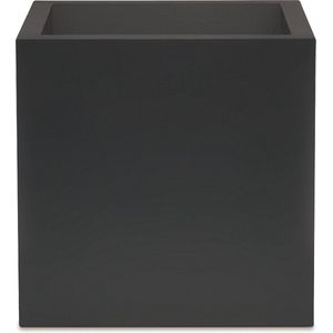 Plantenbak Vierkant - Cube Matte - 50x50x50 Antraciet - Indoor en Outdoor