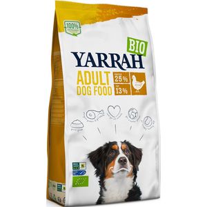 Yarrah biologisch hondenvoer met kip- Volwassen honden - 2x 2kg - Biologisch Adult hondenvoer