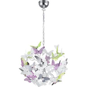 LED Hanglamp - Torna Baduli - G9 Fitting - 4-lichts - Rond - Glans Chroom - Aluminium