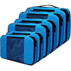 Kofferorganizer Reiskleding Tassen Waterdichte kofferorganizer Verpakkingstassen Reisbagage, 02 Blauw.