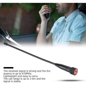 669C SMA-Male Ham Radio Antenne - Dual Band VHF/UHF Antenne voor BAOFENG en Vertex VX-1R VX-2R VX-3R VX-7R .