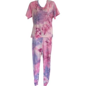 Modieuze Dames Huispak / Loungewear / Homewear | Lounge Set / Sport Kleding | Roze - S/M