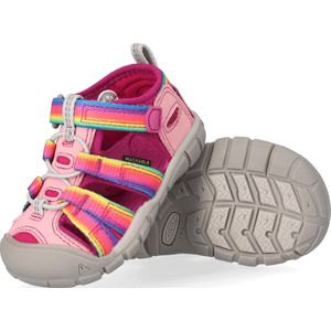 Keen Seacamp II Toddler Sandalen Rainbow/Festival Fuchsia Maat 23