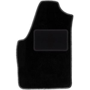 Bestuurdersmat zwart voor: Fiat Idea minivan (2003-2010)