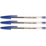 Balpen Quantore Stick blauw medium (alternatief) - 50 stuks