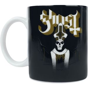 Ghost Heat Changing Mug Kop zwart Keramiek Unisex - Band merch, Bands