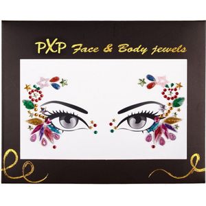 pXp Face & Body Jewels All-In-One Glitter Sticker Model Festival Face