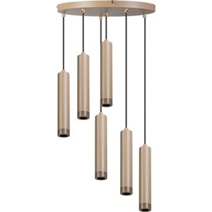 ETH Miller Hanglamp rond 6 x E27 mat zand