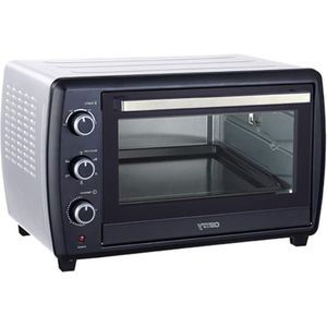 Mini-oven met inhoud van 45 liter en 1800 W Power - CR 6007 wit zwart