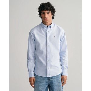Gant Slim Oxford Shirt Met Lange Mouwen Blauw M Man