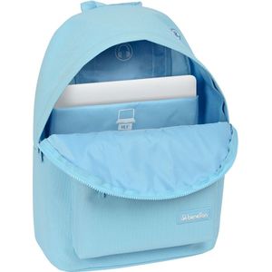 Laptop Backpack Benetton benetton Blue 31 x 41 x 16 cm