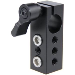15 mm klem voor DSLR-platformondersteuning Magic Arm bewaken (zwart) met 1/4 inch draad