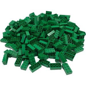 100 Bouwstenen 2x4 | Groen | Compatibel met Lego Classic | Keuze uit vele kleuren | SmallBricks