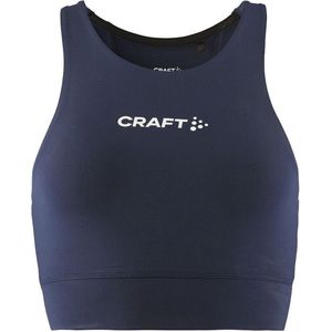 Craft Rush 2.0 Crop Top Dames - Marine | Maat: S