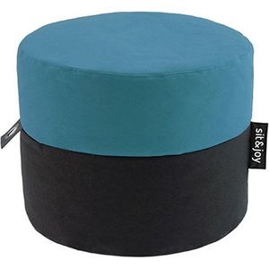 Sit&joy - Duo Rondo - Poef - Zitzak - Mint Blauw