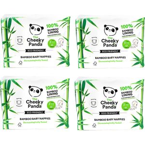 The Cheeky Panda Baby Luiers Bamboe Maat 3 (4x40)