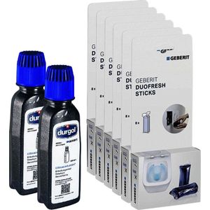 Geberit DuoFresh Sticks 48 stuks + set 2 stuks Geberit Aquaclean voordeelverpakking