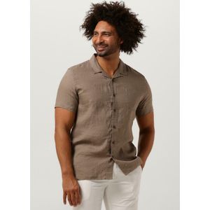Dstrezzed Ds_colter Resort Shirt Heren - Vrijetijds blouse - Beige - Maat XL