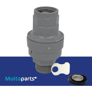 Aquastop / waterstop mechanisch voor wasmachine en vaatwasser | Universeel toepasbaar op aanvoerslangen zonder waterslot | Instelbare hoeveelheid water | Incl. duidelijke handleiding | Multaparts® huismerk