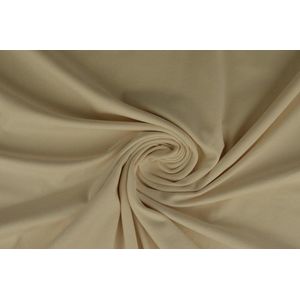 Katoen tricot stof - Champagne - 10 meter