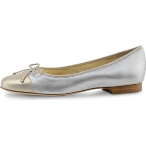 Zomerse Ballerina's voor Dames – Instappers – Lente Schoenen – Goud en Zilver Leer – Werner Kern Gea – Maat 38,5