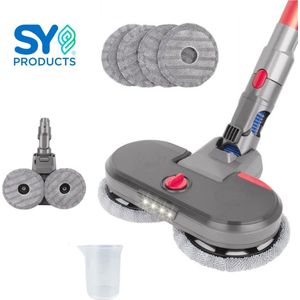 Elektrische Mop Dweil voor Dyson Steelstofzuiger - Dweilsysteem voor V7 / V8 / V10 / V11 series - Vloerwisser - Vloermop