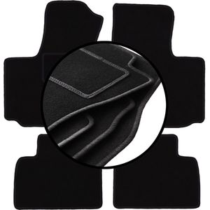 Complete set veloursmatten voor: Fiat Doblo I combivan (2000-2009)