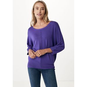 Mexx Anouk Basic Boatneck Long Sleeve - Dames - Purple - Maat Xs